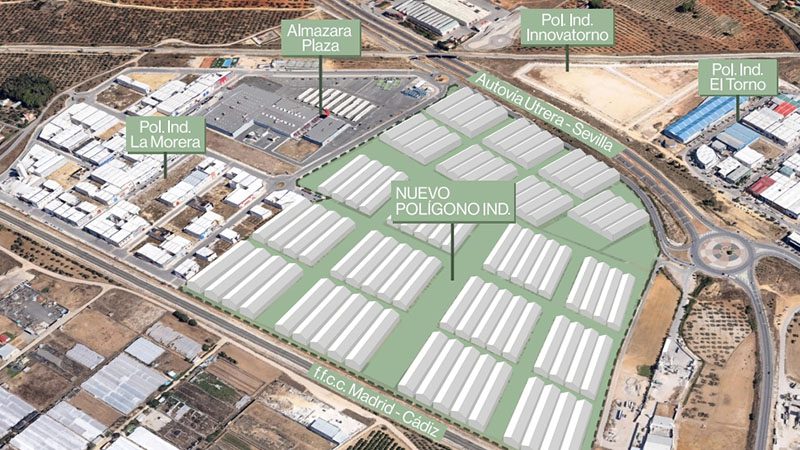 Mapa del polígono industrial del PSOE