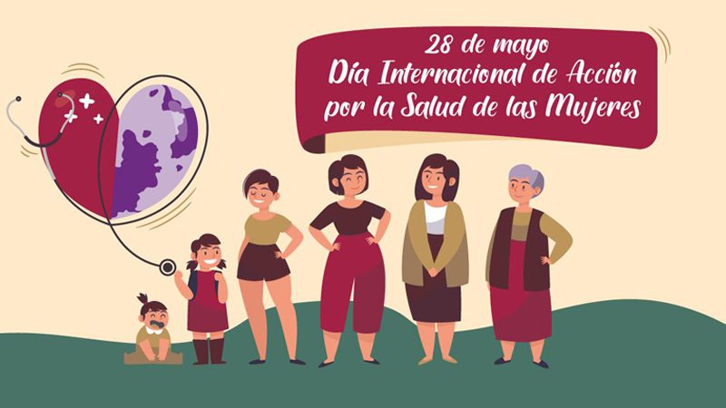Cartel 1 día internacional de acción por la salud de las mujeres