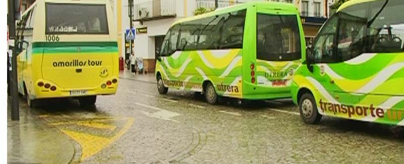 Modificación temporal de las paradas del transporte público de Utrera