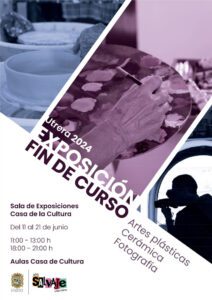 El alumnado de las Aulas de la Casa de Cultura vuelven a exponer sus trabajos como clausura de curso