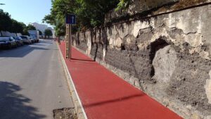 La Red Utrera por el Clima pide que se realicen las modificaciones oportunas para que no talen los árboles del carril bici en Abate Marchena