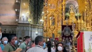 A llegada al Santuario, a las 7 de la mañana, se celebrará la Tradicional "Misa de los Peregrinos"
