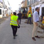 Una obra que está ejecutando el Ayuntamiento palaciego a través del PFOEA 2023 para la eliminación de las barreras arquitectónicas.