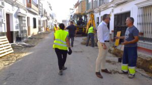 Una obra que está ejecutando el Ayuntamiento palaciego a través del PFOEA 2023 para la eliminación de las barreras arquitectónicas.