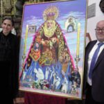 La obra “Plaza Fabricantas” del pintor utrerano estará expuesta del 6 al 16 de septiembre en las salas situadas en los bajos del Ayuntamiento de Carmona