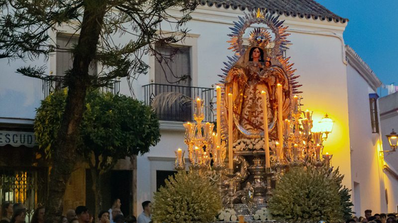 La Virgen de las Nieves saldrá a las 21 horas en procesión