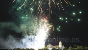 El gran espectáculo de fuegos artificiales estará a cargo de la empresa pirotécnica Mediterráneo