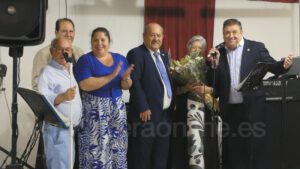 la Caseta Peña Matute ofrecía su reconocimiento al flamante Mostachón de Oro 2023 a la trayectoria, Diego Panal.