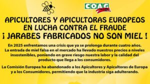Los apicultores andaluces se van a la manifestación de Madrid