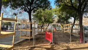 Comienzan las obras para el acondicionamiento y reparación del Parque Huerta de la Vereda 