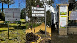 Renovada la señalización de los principales parques de las pedanías de Utrera