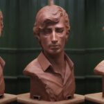 Blasco Rivero comparte en sus redes las primeras imágenes del busto en honor a Bambino