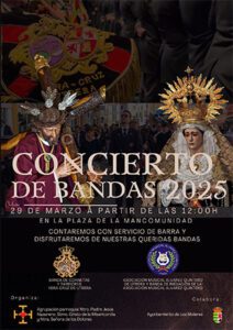 Un concierto de bandas como antesala de la Semana Santa en Los Molares