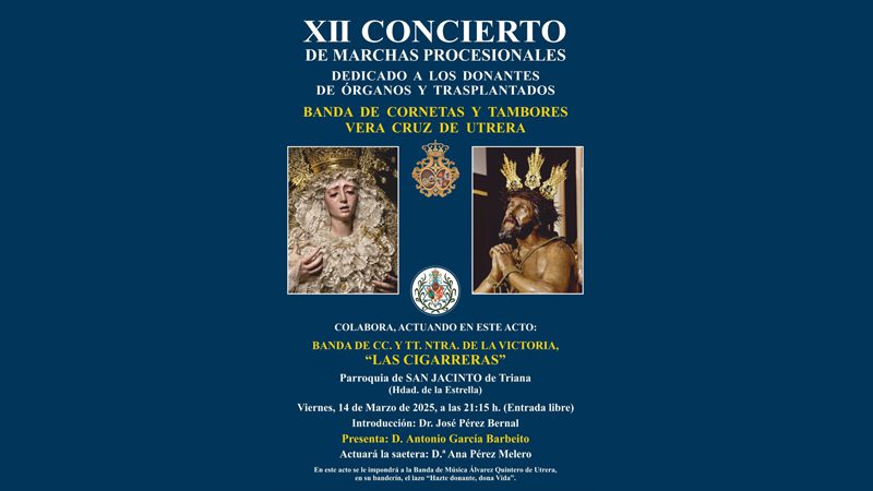 XII Concierto de Marchas Procesionales en honor a los donantes de órganos