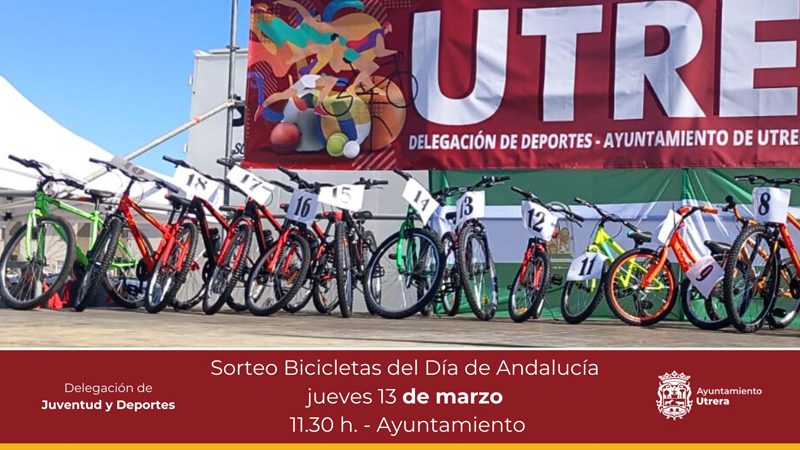 Estos son los dorsales premiados en el sorteo del XLI Paseo en Bicicleta de Utrera