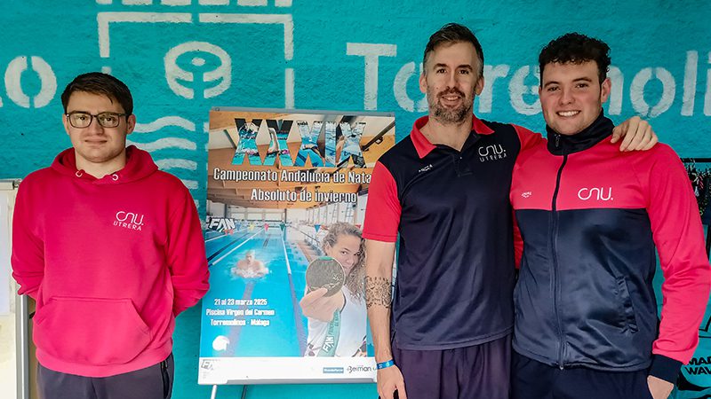 El Club Natación Utrera brilla en un intenso fin de semana de competiciones nacionales y andaluzas