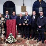 Telmo Sánchez recibe las pastas para el pregón de la Semana Santa 2025