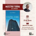 La Biblioteca de Utrera acoge la presentación del libro 'Nuestra Torre' de Jesús Doblado