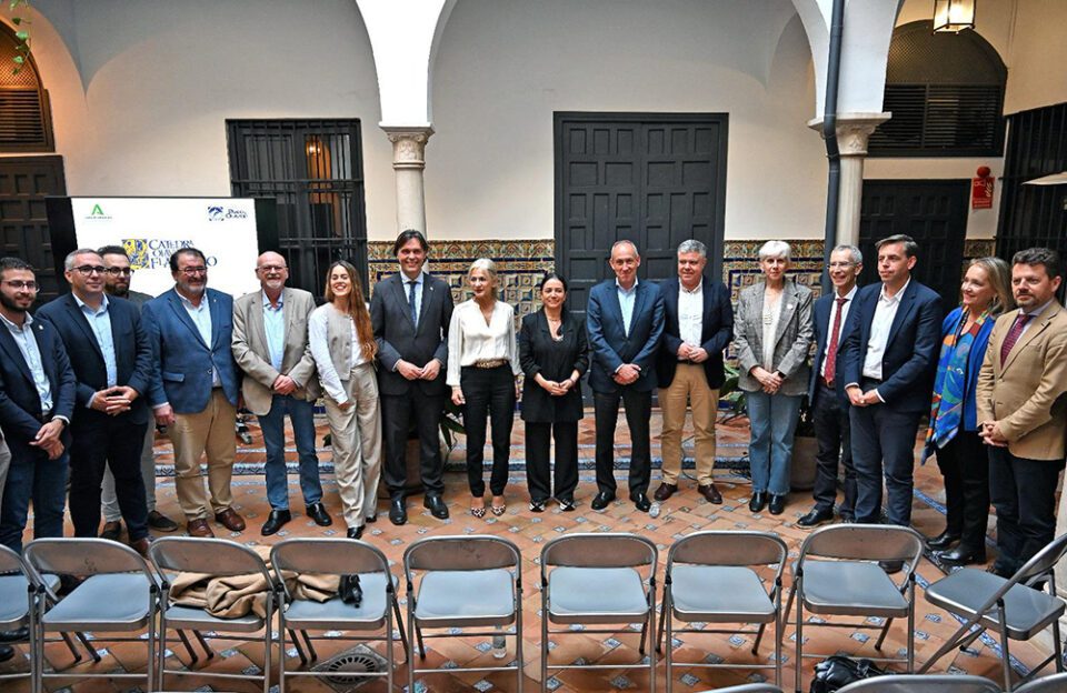 Utrera participa en la presentación de la Cátedra de Flamenco de la Universidad Pablo de Olavide