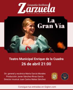 La zarzuela La Gran Vía llega al Teatro Enrique de la Cuadra