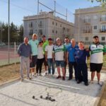 Utrera cuenta con nuevas pistas de petanca en la calle Rafael González Cordero