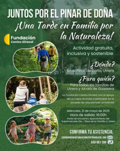 La Fundación Centro Girasol organiza una jornada familiar por la naturaleza en el Pinar de Doña