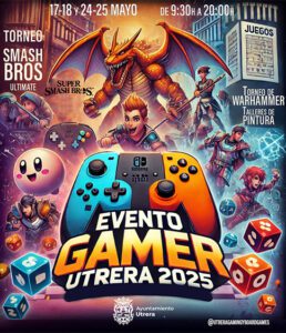 Utrera acoge un fin de semana de videojuegos y juegos de mesa 