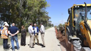 Avanzan las obras para la conexión eléctrica de Palenquivir con una inversión de 4,5 millones de euros