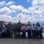 Los hortelanos del V Centenario de Utrera visitan los huertos de Olvera