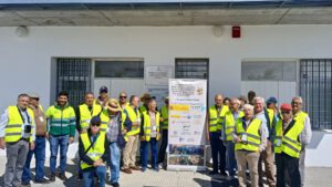 Los hortelanos del V Centenario de Utrera visitan los huertos de Olvera