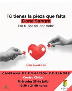 Nueva campaña de donación de sangre en El Palmar de Troya el próximo 23 de julio