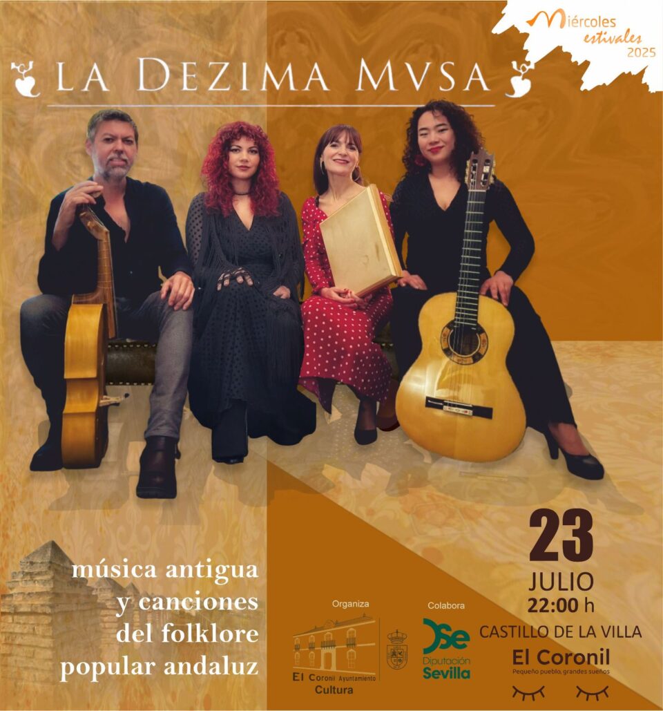 Todo listo para el concierto de La Dézima Musa en el Castillo de la Villa de El Coronil