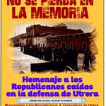 El foro “Construyendo ReDpública” organiza su homenaje anual hacia los Republicanos caídos en la defensa de Utrera