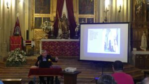 Antonio Cabrera ofrece una ponencia clave sobre el patronazgo del Cristo de Santiago