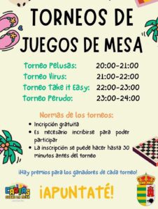 Los Molares acoge este domingo un evento de juegos de mesa con entrada gratuita