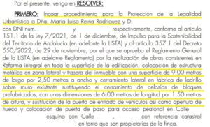 El PSOE de Utrera exige la dimisión de la delegada de urbanismo por “omisiones y falsedades en los documentos de obras”