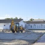 El CEIP Maribánez de Los Palacios comienza a construir su nueva pista deportiva