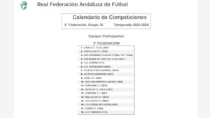 El C.D. Utrera ya conoce su calendario para la temporada 2025-26 de Tercera Federación