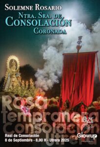 Anunciados el cartel y el logo oficial de la Solemne Salida en Rosario de la Virgen de Consolación