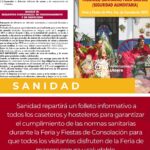 El Ayuntamiento de Utrera distribuirá un folleto sanitario a caseteros y hosteleros de la Feria de Consolación