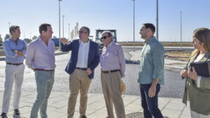 El Parque Logístico y Empresarial Palenquivir de Los Palacios encara la recta final de sus obras de asfaltado