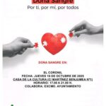 Nueva campaña de donación de sangre en El Coronil el próximo 16 de octubre