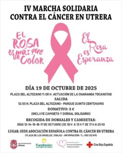Utrera se teñirá de rosa el 19 de octubre con la IV Marcha Solidaria contra el Cáncer de Mama