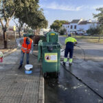 El Coronil y El Palmar de Troya intensifican las tareas de limpieza y mantenimiento urbano