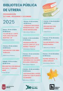 La Biblioteca Municipal de Utrera presenta su programación para final de año