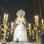 La Virgen de las Angustias recorrió Utrera en un solemne rosario vespertino extraordinario