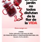 El IES Ponce de León organiza una donación de sangre para el 14 de enero