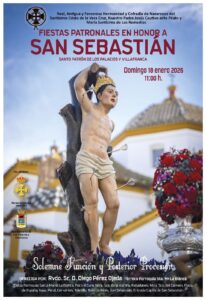 San Sebastián, patrón de Los Palacios y Villafranca, procesionará el 18 de enero