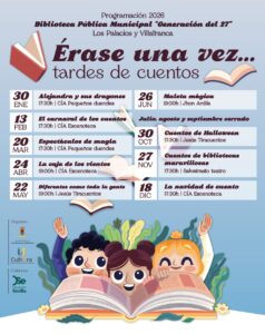 Arranca con gran asistencia de público infantil la temporada de cuentacuentos en Los Palacios