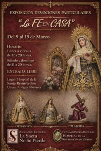 a II exposición “La fe en casa” reunirá 17 devociones particulares en el Hospital de la Santa Resurrección